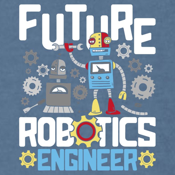 Future Robotics Engineer Engineering Robot Lover Cyborg Garment-Dyed Sweatshirt