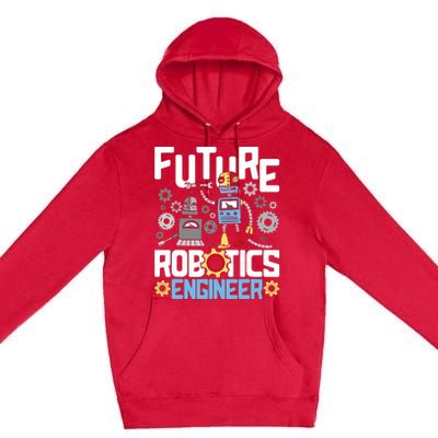 Future Robotics Engineer Engineering Robot Lover Cyborg Premium Pullover Hoodie