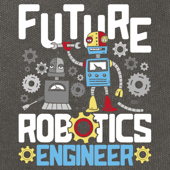 Future Robotics Engineer Engineering Robot Lover Cyborg Cotton Canvas Backpack