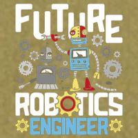 Future Robotics Engineer Engineering Robot Lover Cyborg Garment-Dyed Women's Muscle Tee