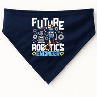 Future Robotics Engineer Engineering Robot Lover Cyborg USA-Made Doggie Bandana