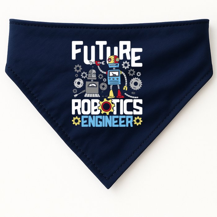 Future Robotics Engineer Engineering Robot Lover Cyborg USA-Made Doggie Bandana