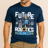 Future Robotics Engineer Engineering Robot Lover Cyborg Performance Shirt