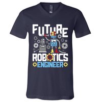 Future Robotics Engineer Engineering Robot Lover Cyborg V-Neck T-Shirt
