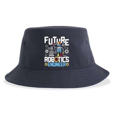 Future Robotics Engineer Engineering Robot Lover Cyborg Sustainable Bucket Hat