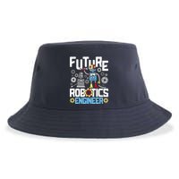 Future Robotics Engineer Engineering Robot Lover Cyborg Sustainable Bucket Hat