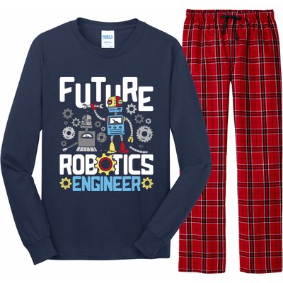 Future Robotics Engineer Engineering Robot Lover Cyborg Long Sleeve Pajama Set