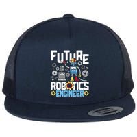 Future Robotics Engineer Engineering Robot Lover Cyborg Flatbill Hat