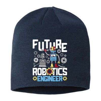 Future Robotics Engineer Engineering Robot Lover Cyborg Sustainable Beanie