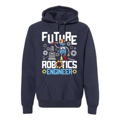 Future Robotics Engineer Engineering Robot Lover Cyborg Premium Hoodie