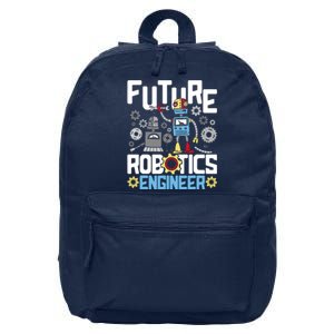 Future Robotics Engineer Engineering Robot Lover Cyborg 16 in Basic Backpack