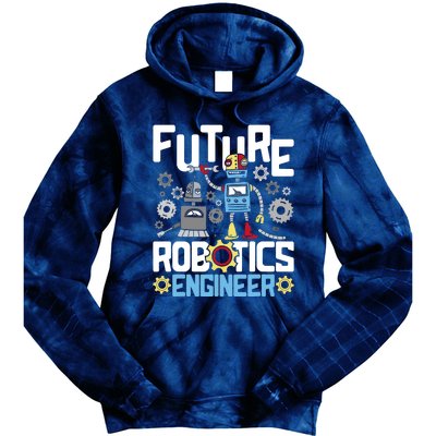 Future Robotics Engineer Engineering Robot Lover Cyborg Tie Dye Hoodie