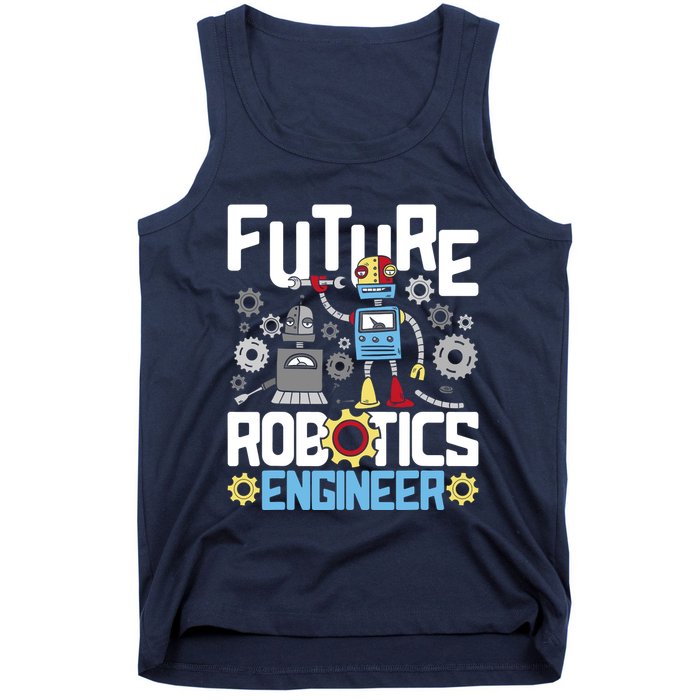 Future Robotics Engineer Engineering Robot Lover Cyborg Tank Top