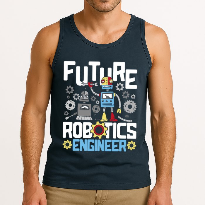 Future Robotics Engineer Engineering Robot Lover Cyborg Tank Top