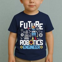 Future Robotics Engineer Engineering Robot Lover Cyborg Toddler T-Shirt