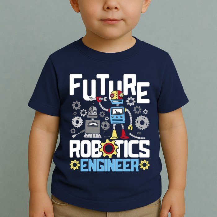 Future Robotics Engineer Engineering Robot Lover Cyborg Toddler T-Shirt