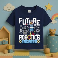 Future Robotics Engineer Engineering Robot Lover Cyborg Toddler T-Shirt