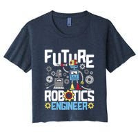 Future Robotics Engineer Engineering Robot Lover Cyborg Crop Top