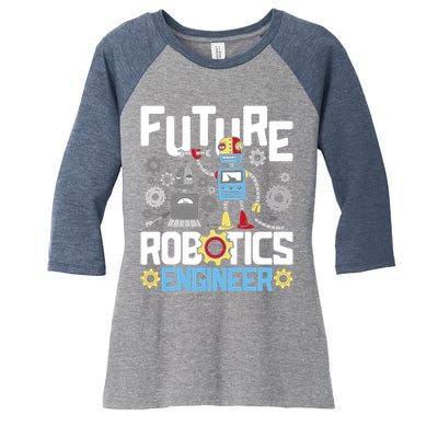 Future Robotics Engineer Engineering Robot Lover Cyborg Women's Tri-Blend 3/4-Sleeve Raglan Shirt
