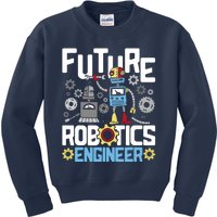 Future Robotics Engineer Engineering Robot Lover Cyborg Kids Sweatshirt