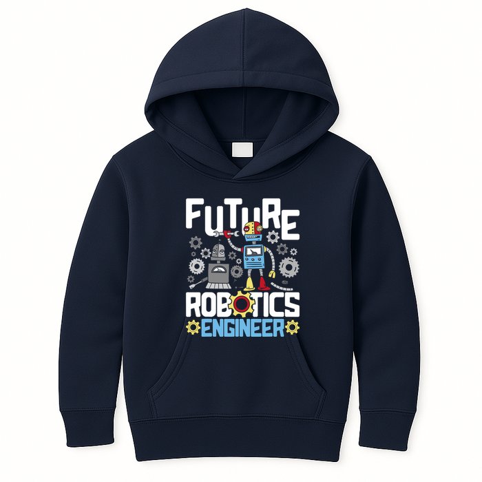 Future Robotics Engineer Engineering Robot Lover Cyborg Kids Hoodie