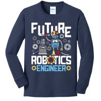 Future Robotics Engineer Engineering Robot Lover Cyborg Kids Long Sleeve Shirt