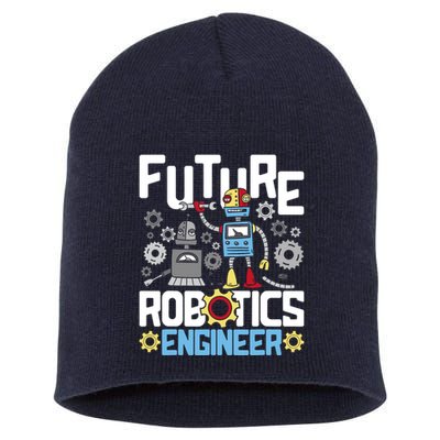 Future Robotics Engineer Engineering Robot Lover Cyborg Short Acrylic Beanie