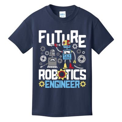 Future Robotics Engineer Engineering Robot Lover Cyborg Kids T-Shirt