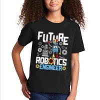 Future Robotics Engineer Engineering Robot Lover Cyborg Kids T-Shirt