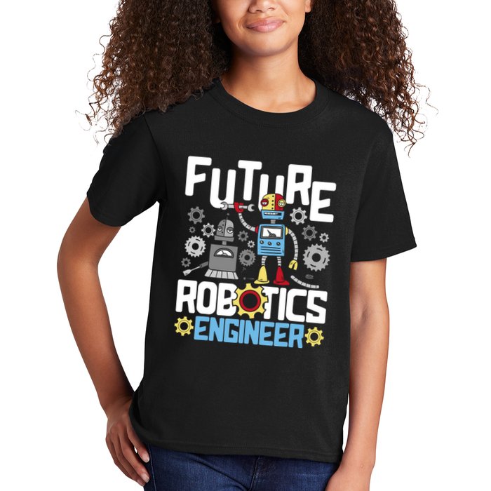 Future Robotics Engineer Engineering Robot Lover Cyborg Kids T-Shirt