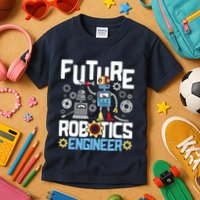 Future Robotics Engineer Engineering Robot Lover Cyborg Kids T-Shirt