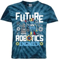 Future Robotics Engineer Engineering Robot Lover Cyborg Kids Tie-Dye T-Shirt