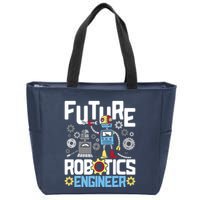 Future Robotics Engineer Engineering Robot Lover Cyborg Zip Tote Bag