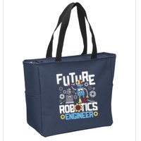 Future Robotics Engineer Engineering Robot Lover Cyborg Zip Tote Bag