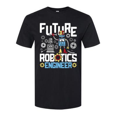 Future Robotics Engineer Engineering Robot Lover Cyborg Softstyle CVC T-Shirt