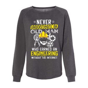 Funny Retired Engineer Grandpa With Engineering Degree Womens California Wash Sweatshirt