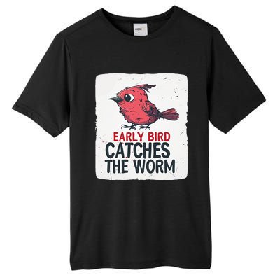 Funny Red Early Bird Costume For Worm Idiom Speech Lovers Tall Fusion ChromaSoft Performance T-Shirt