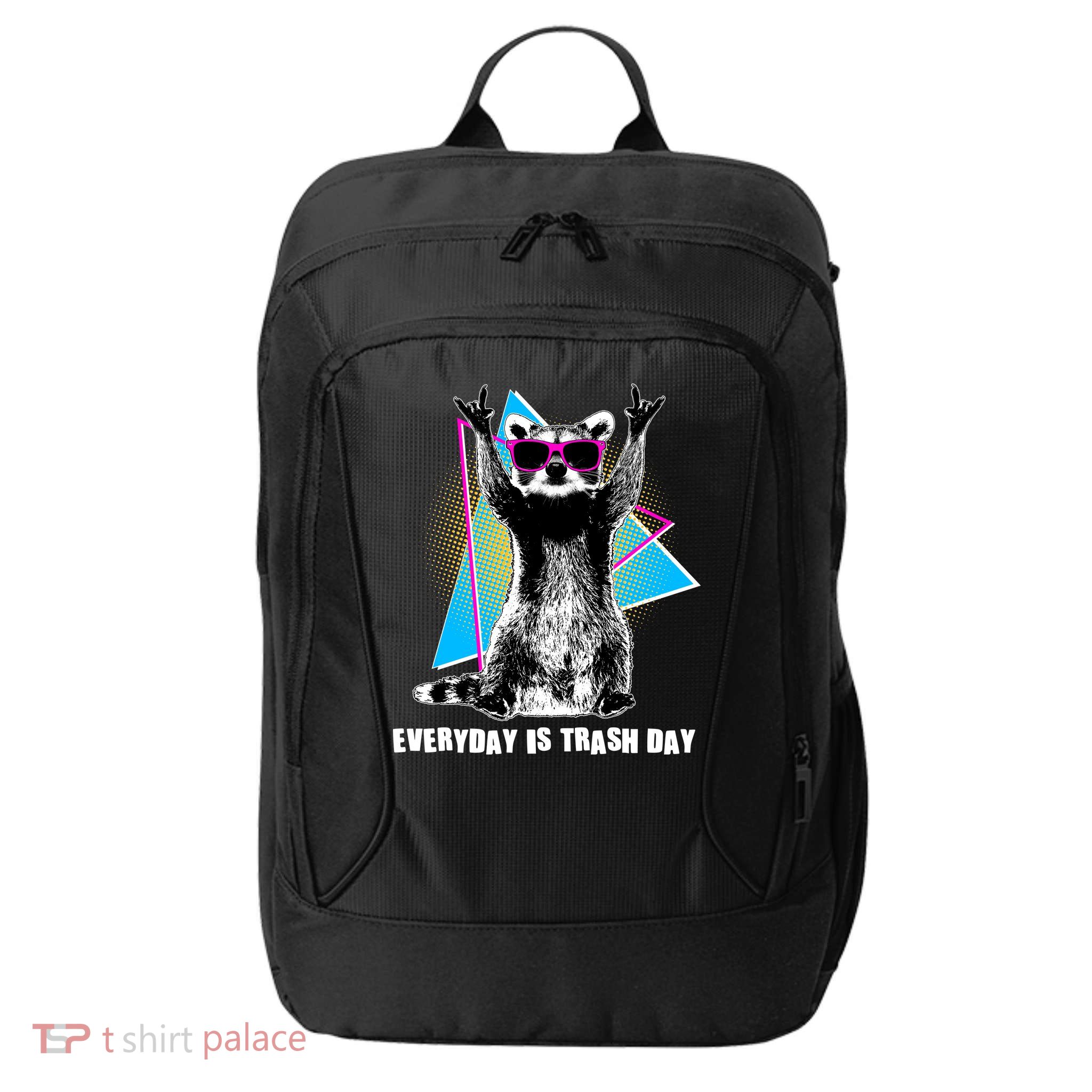 Funny Retro Everyday Is Trash Day Raccoon City Backpack