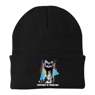 Funny Retro Everyday Is Trash Day Raccoon Beanie