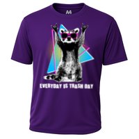 Funny Retro Everyday Is Trash Day Raccoon Performance Shirt