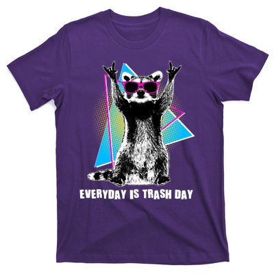 Funny Retro Everyday Is Trash Day Raccoon T-Shirt