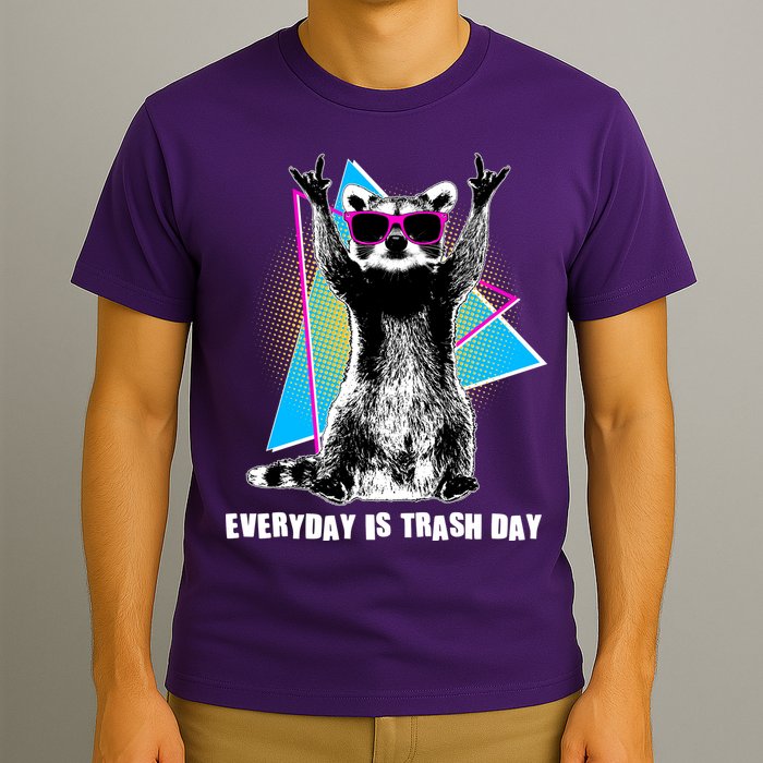 Funny Retro Everyday Is Trash Day Raccoon T-Shirt