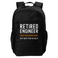 Funny Retirement Engineer Novelty Gift Retired Engineer Daily Commute Backpack