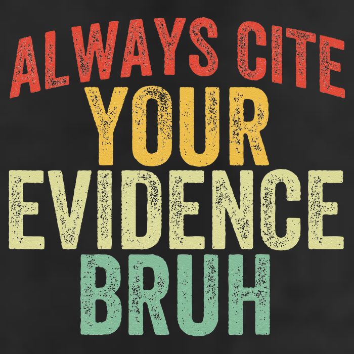 Funny Retro English Teacher Always Cite Your Evidence Bruh Adult Drive Performance Visor