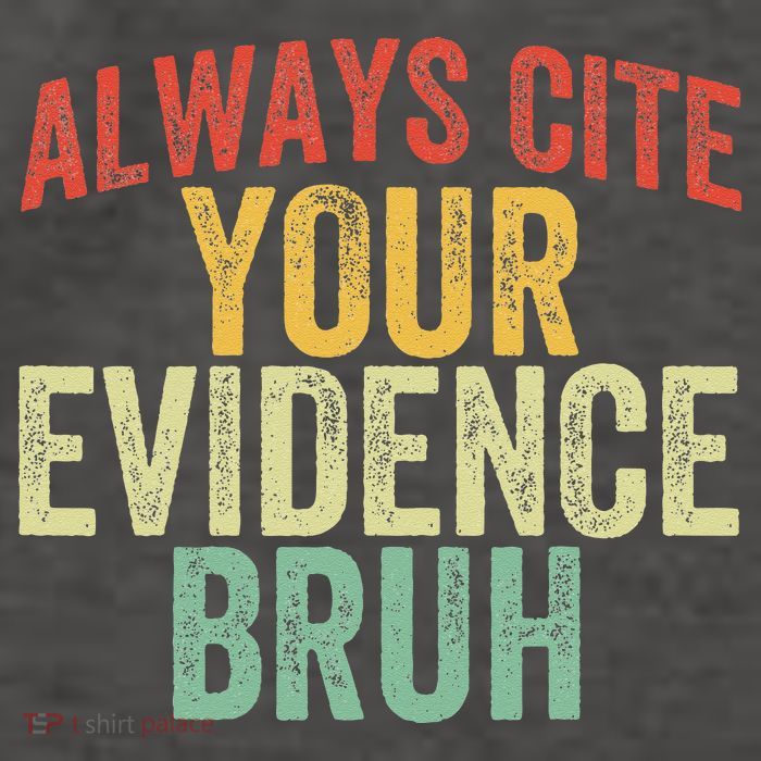 Funny Retro English Teacher Always Cite Your Evidence Bruh Vector Backpack