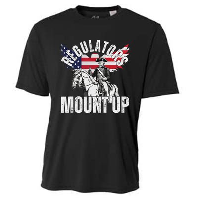 Funny Regulators Eagle 4th Of July Cooling Performance Crew T-Shirt