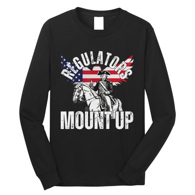 Funny Regulators Eagle 4th Of July Long Sleeve Shirt