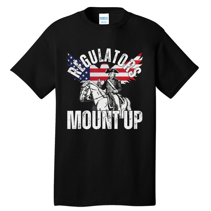 Funny Regulators Eagle 4th Of July Tall T-Shirt