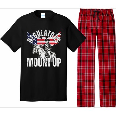 Funny Regulators Eagle 4th Of July Pajama Set