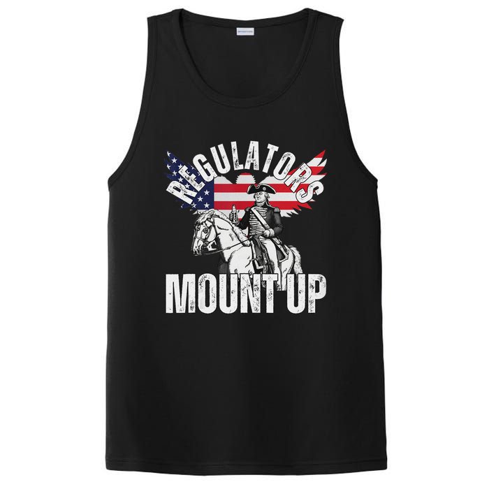 Funny Regulators Eagle 4th Of July PosiCharge Competitor Tank